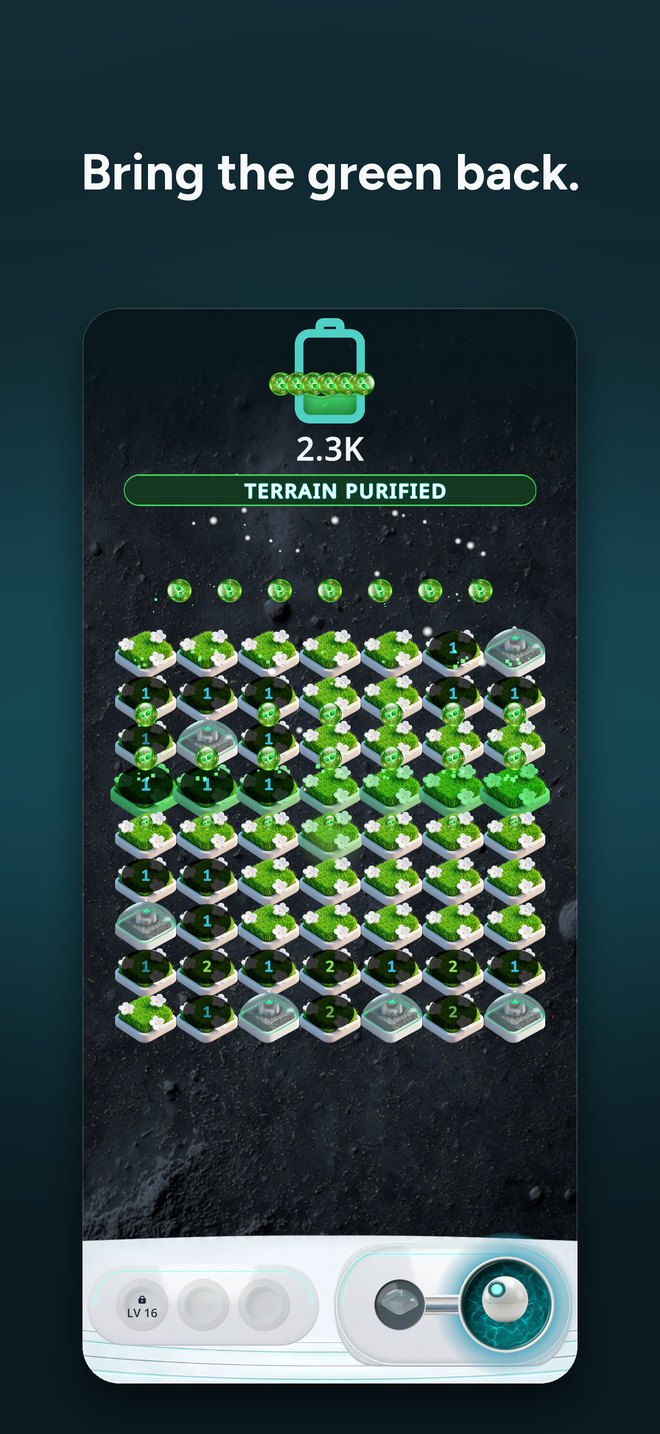Bring the green back: the harvest wave sweeping a Luna board green